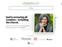 Tablet Screenshot of churchwork.com